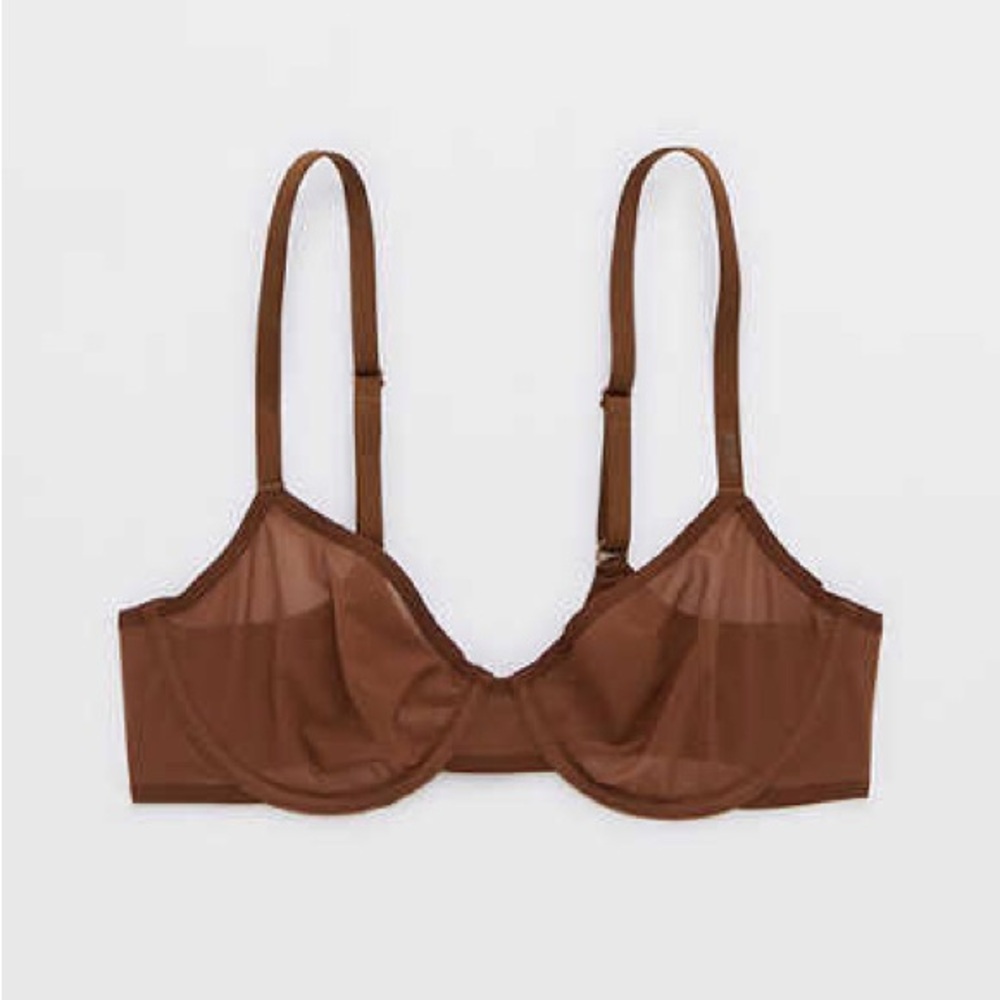 NWT Aerie Smoothez Mesh Unlined Bra